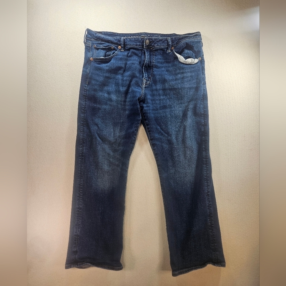 American Eagle AirFlex+ Bootcut Jeans 38x30 Medium Wash - Picture 5 of 9